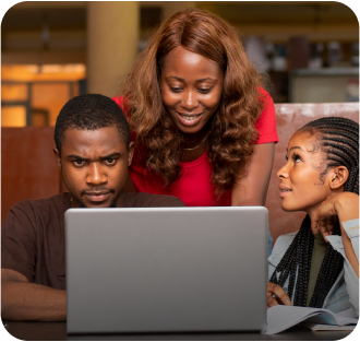 Picture of a woman working in an office