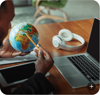 Picture of a woman working in an office
